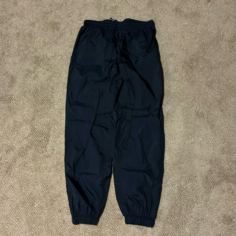 Y2K Navy Cheetah Cuffed Track Pants